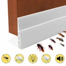 Self-adhesive Door Draft Blocker Seal Weather Stripping Under Sweep Bottom. Fixed Price $8.77.