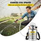 Vevor 1GAL Stainless Steel, Silver. Fixed Price $81.08.
