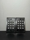 Pair Of Iei Linear 2000EM Flush-mount Durable Metal Access Control Keypad 2513. Fixed Price $97.49.