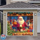 Blissfultie Upgraded Magnetic Christmas Garage Door Cover 7X8 Ft,. Fixed Price $52.99.