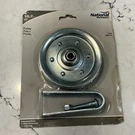 National Hardware 4" Pulley W/fork, Bolt & Nut V7633 Galvanized Finish. New. Fixed Price $7.50.