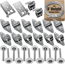 Garage Hinges And For 8' Height Doors, Rollers, Top Bracket .... Fixed Price $47.87.