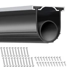 Vevor Garage Door Seals Bottom Rubber With Track Retainer 16FT 5/16 Inch T-end. Fixed Price $32.99.