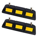 Wecarlle Parking Stopper For Garage Aid Pack Block, 3.3 H 2PCS. Fixed Price $49.99.