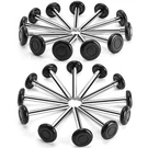 24 Pack 2" Nylon Garage Door Rollers With Double Seal Cap 4" Black. Fixed Price $65.54.