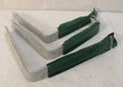 Lot Of 3 Hillman 8" Galvanized Corner Bracket With Hardware 20896. Fixed Price $17.98.