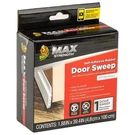 Duck Max Self-adhesive Rubber Door Bottom Sweep, White, 1.88 In. 39.4. Fixed Price $19.90.
