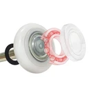 Dura-lift Ultra-life Max 2" Sealed 6200ZZ 10 Pack, White, Black, Silver. Fixed Price $36.65.