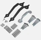 Clopay Decorative Spade Lift Handle Set For Overhead Garage Door, 4123066. Fixed Price $8.00.