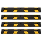 Guardian Parking Stop, 4FT Rubber Curb With Mounting Holes, Black/yellow, Pack. Fixed Price $219.96.