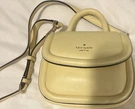 Kate Spade New York Yellow Small Crossbody Top Handle Magnetic Detachable Strap. Fixed Price $60.00.