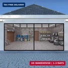 Liamst Garage Screen Door 16X7FT Magnetic Reinforced Fiberglass 2 Car. Fixed Price $63.48.