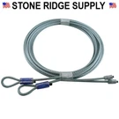 Fehr Garage Door Cables Torsion Lift 8' Long 1/8 114" 7X19 Gac 36612-114. Fixed Price $13.88.