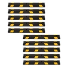 Guardian Parking Stop, 4FT Rubber Curb W/ Mounting Holes, Black/yellow, 10 Pack. Fixed Price $549.90.