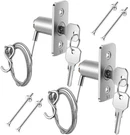 2 Set Garage Door Emergency Key Release Lock Kit With Cable, Universal Manual Op. Fixed Price $27.64.