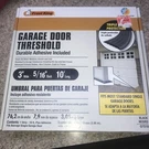 Thermwell 3" X 5/16" 10', Black, Rubber Garage Door Floor Seal Threshold. Fixed Price $14.57.