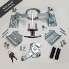 Ri-key Security Universal Garage Door Lock Kit With Spring Latch And Silver. Fixed Price $45.76.