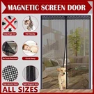 Magnetic Screen Door Mesh Curtain Durable Heavy Duty Mosquito Bug Hands Free. Fixed Price $6.99.