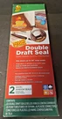 Double Draft Seal 2 Pack Duck Brand Dark Gray Fits 36" Width New. Fixed Price $10.99.