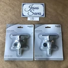 2- National N280-602 V7639 Universal T-handles Chrome, Shaft: 5/16" X 3" #13. Fixed Price $16.00.