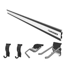 Husky Garage Wall Track Starter Kit 5 Piece Steel Storage Organizer Hooks System. Fixed Price $49.02.