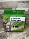 Duck Brand Socket Sealers Variety Pack 16 Outlet Switch Plates 2 Gfi. Fixed Price $9.99.
