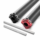 Pair Of Garage Door Torsion Springs 0.207" X 22" With Winding Bars Included. Fixed Price $102.19.