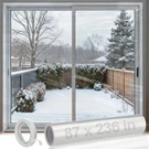 87 236IN Window Insulation For Winter - Fits Sliding Door French Clear H.... Fixed Price $15.80.