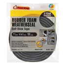 Frost King Foam Tape, Black, 3-3/8 Yd L, W R511H. Fixed Price $12.46.