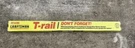 Sears Craftsman T-rail For Garage Door Opener 9-18201/9-53000 Series. Fixed Price $125.00.