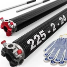 Garage Door Torsion Springs Set With Non-slip Winding Bars, 0.225 X 2'' 24'.... Fixed Price $103.23.