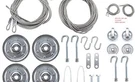 Realplus Garage Door Cable And Pulley Kit, Including 2 Pairs Of Galvanized. Fixed Price $55.36.