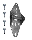 #1 ) 11 Gauge Heavy Duty Garage Door Hinge Plus Self Tapping Screws. Fixed Price $10.85.