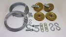 Garage Door Extension Spring Extra Heavy Duty Pulley Sheave Kit & Safety Cable. Fixed Price $30.00.