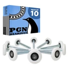 Pgn 2" Nylon White Garage Door Rollers Sealed 6200-2RS 4" Stem,. Fixed Price $33.05.
