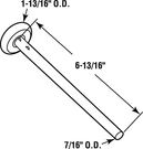 Prime-line GD52111 Steel Silver Garage Door Roller 1-13/16 Dia. X 6.5 In.. Fixed Price $10.21.