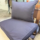 Sunbrella Canvas Navy Blue Indoor Outdoor Deep Seat Pillow & Chair Cushion Set. Fixed Price $147.97.