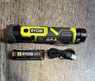 Ryobi Usb Lithium FVL54K Led Pivoting Laser Flashlight Kit W/ 2.0AH Battery 625L. Fixed Price $39.00.