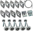 Garage Roller Hinge Top Bracket Wire Rope 7' Height Doors. Fixed Price $67.99.