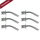 Uhanbut Car Light Bulb Socket, BAY15D 1157 Led Lamp 6PCS, Silver. Fixed Price $10.26.