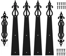 Steel Garage Door Hardware Kit Decorative Carriage House 4PC Hinges 2PC Handles. Fixed Price $33.99.