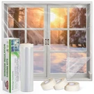 Flyzzz Window Insulation Kit - 62X393IN, Transprancy. Fixed Price $33.21.