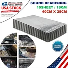 Pcs Durable Self-adhesive 16''X10'' Sound Deadener Heat Insulation Pad. Fixed Price $19.19.