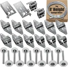 Garage Hinges And Rollers For 8' Height Doors, Hardware. Fixed Price $65.99.