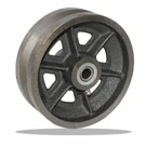 6" Cast Iron Groove Wheel With Sealed Bearing- Comes 1 Axel And Nut. Fixed Price $41.99.