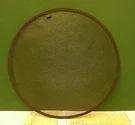 Round Black Hatch Fly Screen Dia 20 1/2" Snap In. Fixed Price $30.00.