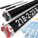 Of Garage Door Spring 0.218 X 23 (pair), 18000 Cycles. Fixed Price $106.59.