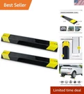2 Pack 18" Heavy Duty Peel-and-stick Parking Stopper For Garage Walls. Fixed Price $39.89.