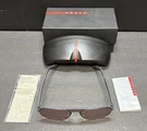 Prada Men's Sunglasses Matte Grey Frame Dark Violet Lens SPR60W 58-16 Nar 145 3N. Fixed Price $289.99.
