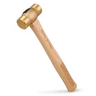 Drop Forged Solid Brass Nonsparking Hammer 20 Oz Hickory Wood Handle 0421. Fixed Price $41.31.